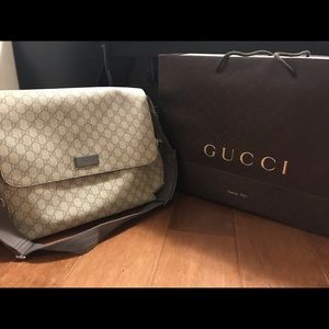 Gucci diaper bag